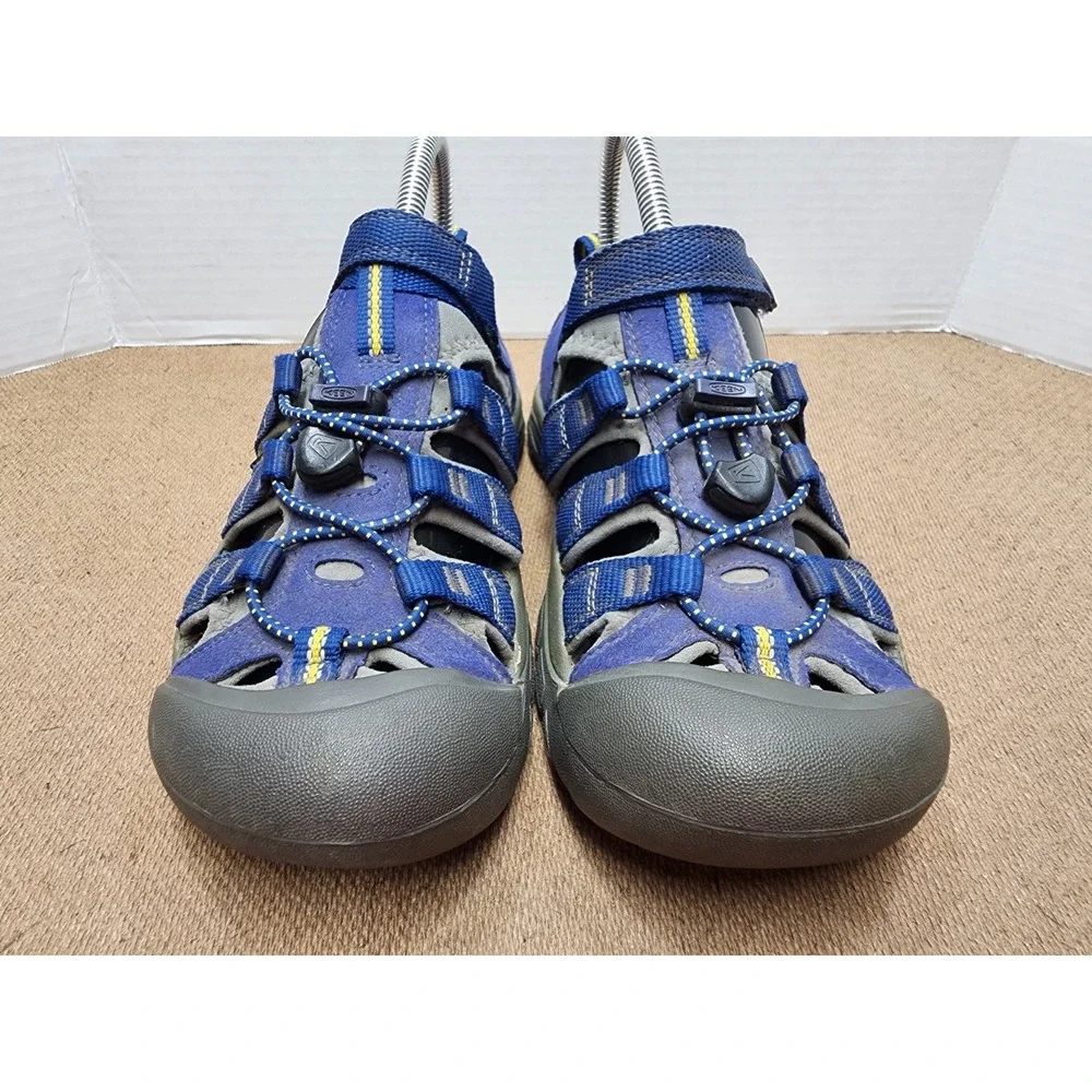 Keen Waterproof Hiking Sandals Youth 5 Newport H2 Blue Hook & Loop 1009962